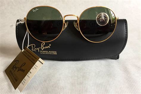 ray-ban classic collection oval vintage sunglasses